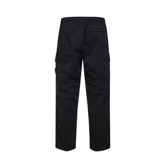 Stone Island Straight Cargo Pants Black