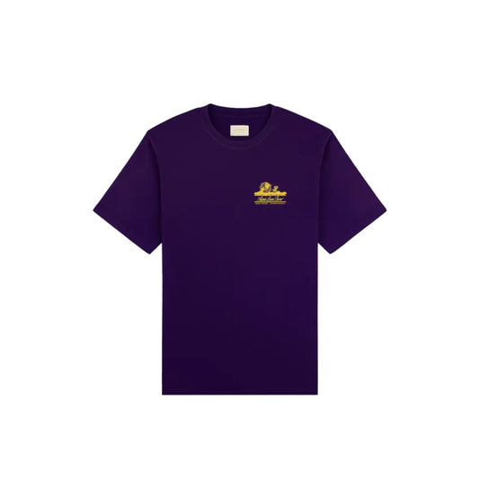 AIMÉ LEON DORE Sun Faded Unisphere Tee Purple