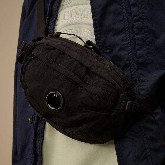 C.P. Company nylon B waist bag Black