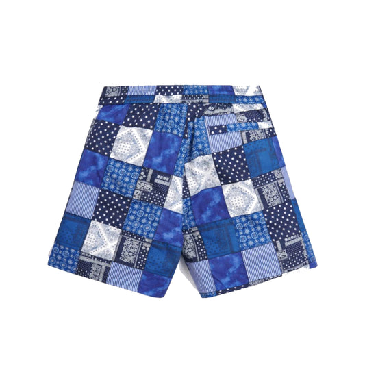 Kith Indigo Patchwork Hardaway Short