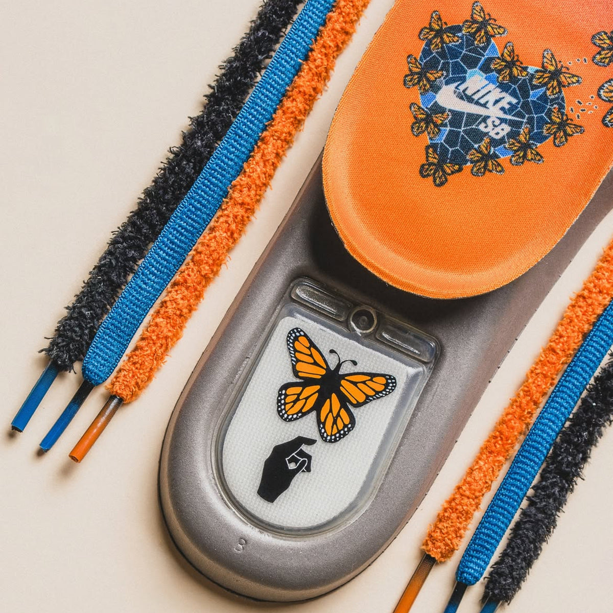 Bluetile x Nike SB Dunk Low Monarch Butterfly