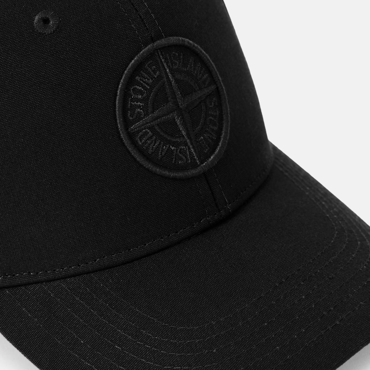 Stone Island Compass Logo cap Black