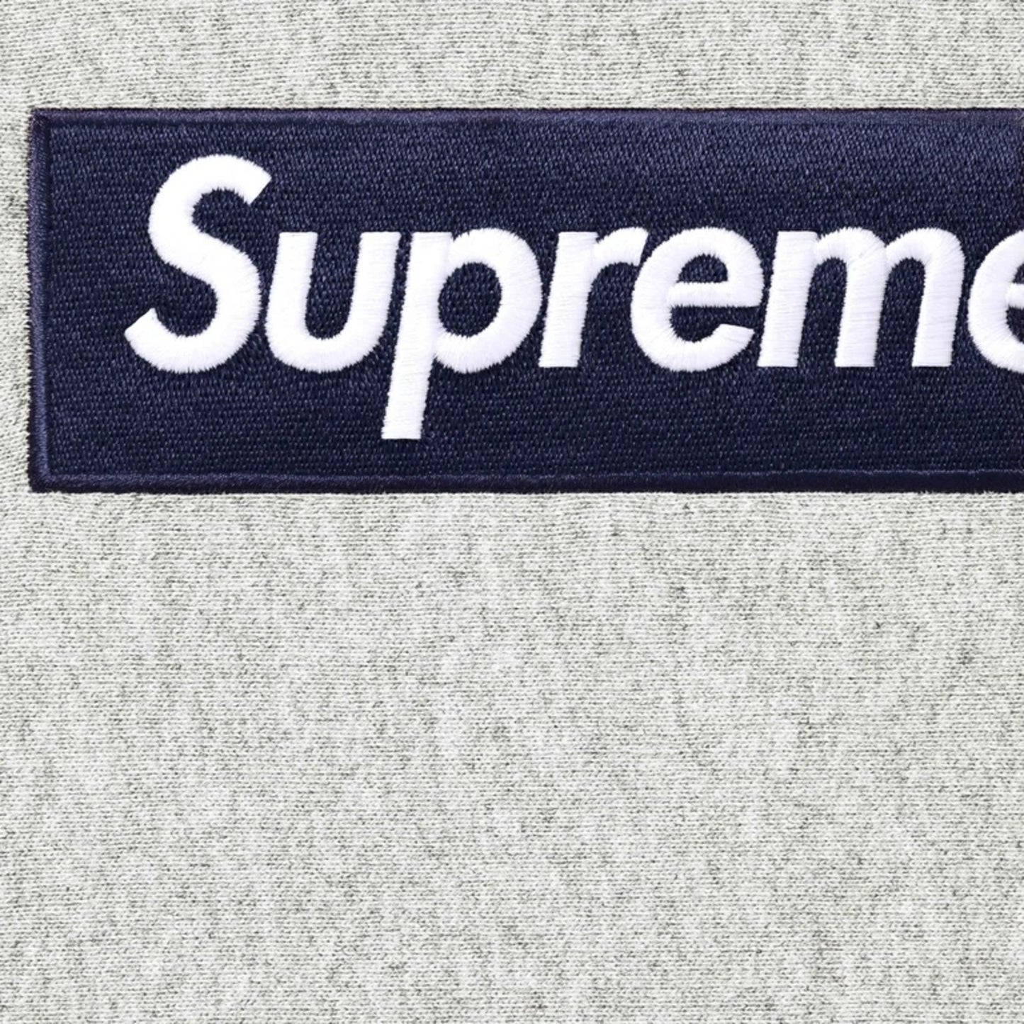 Supreme Box Logo Hooded Sweatshirt Heather Grey 025