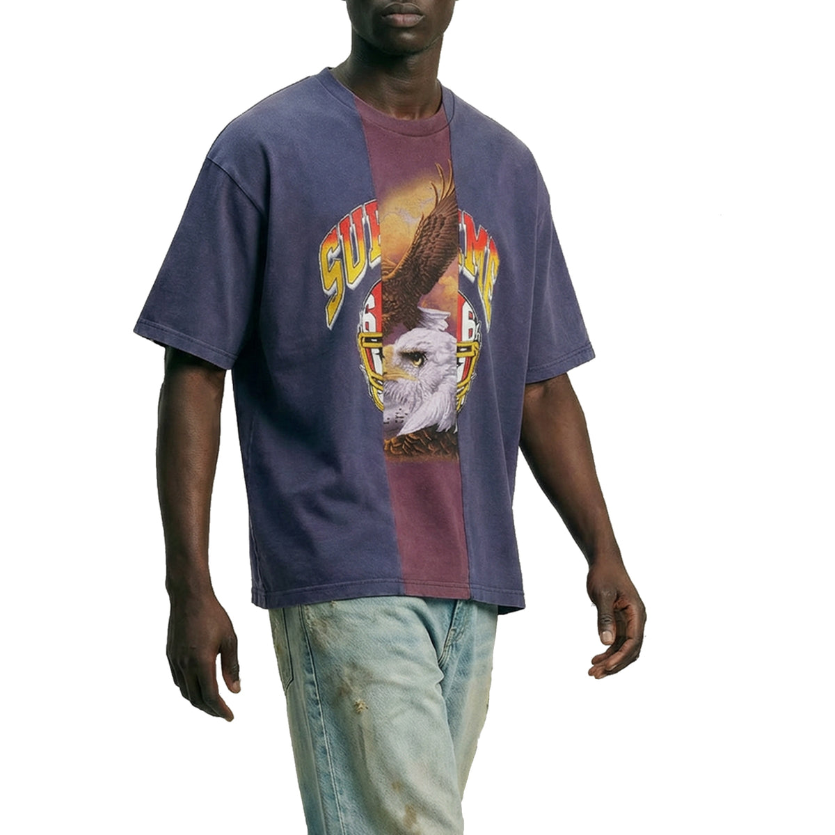 Supreme MM6 Maison Margiela Split S/S Tee Navy