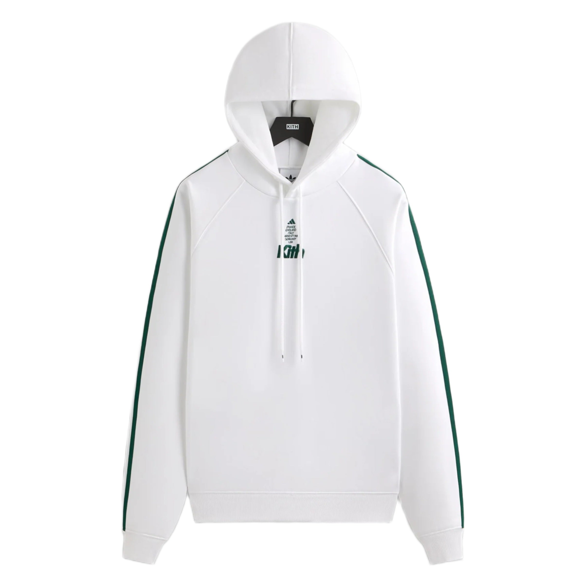 新品 KITH パーカー フーディー ロゴ入り 白 ホワイト Kith for adidas Football Hoodie – Tha Switch / the store