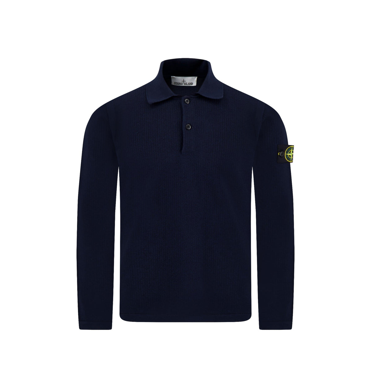 Stone Island Micro Stitch Soft Organic Cotton Polo Navy
