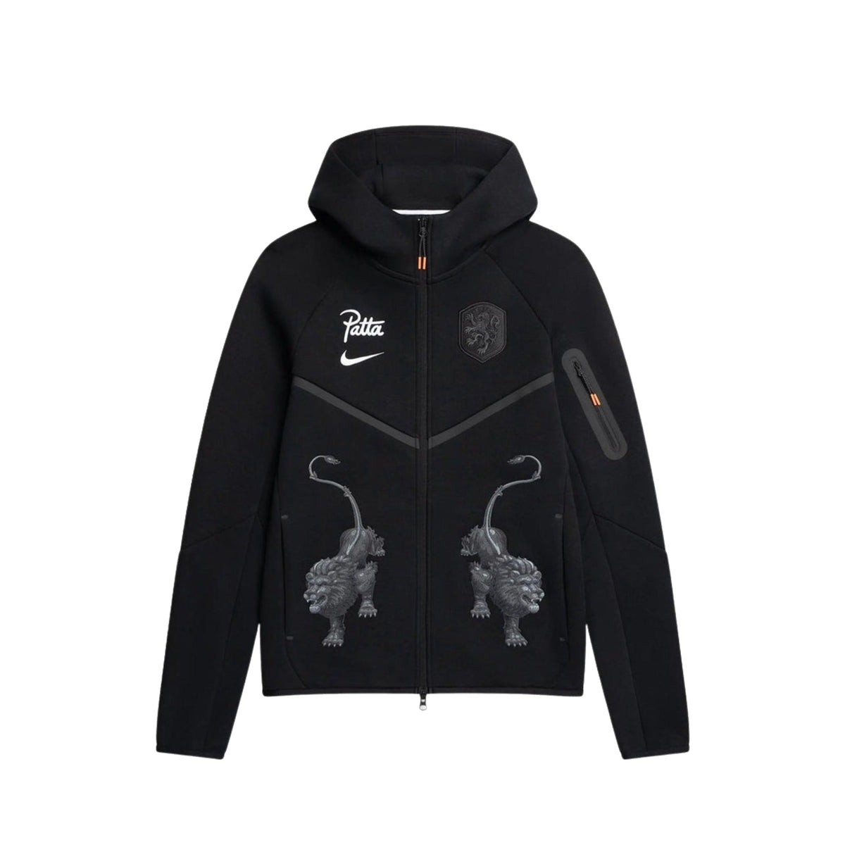 Nike x Patta x Netherlands Tech Fleece Hoodie Black
