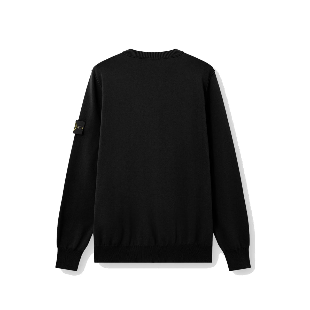 Stone Island Crewneck Jumper With rolled Edge Seams black