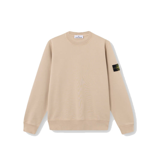 Stone Island Regular-fit crewneck sweatshirt Desert Beige