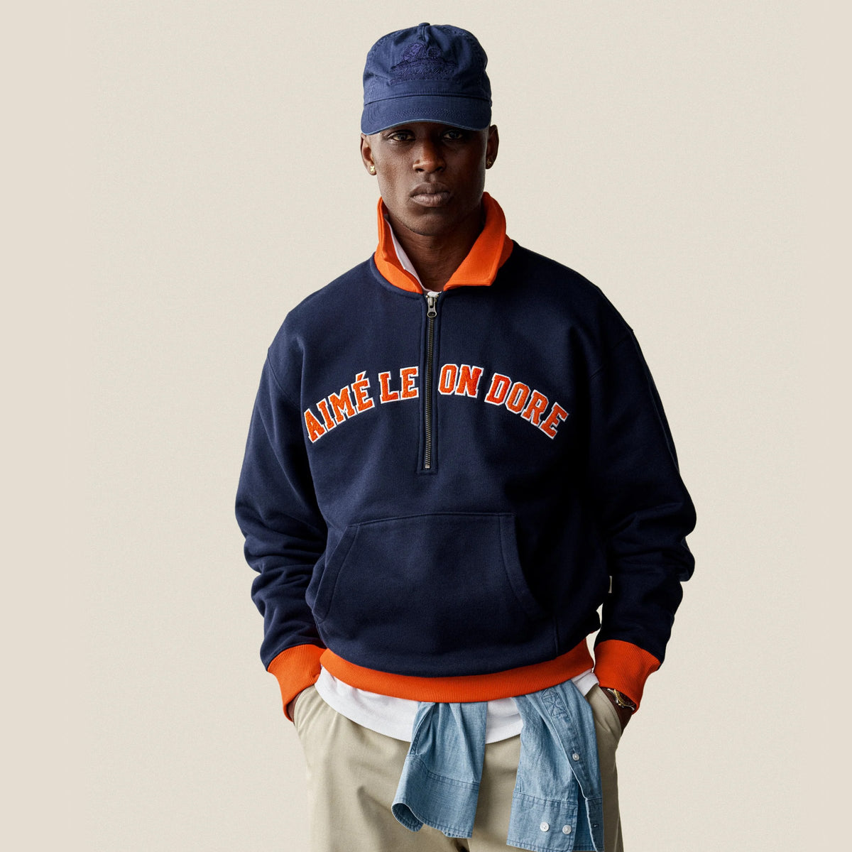 Aimé Leon Dore Collegiate Quarter Zip Pullover