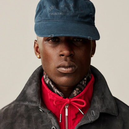 Aime Leon Dore Stencil cap navy blaze
