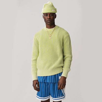 aime Leon dore stripe court shorts Blue