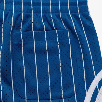 aime Leon dore stripe court shorts Blue