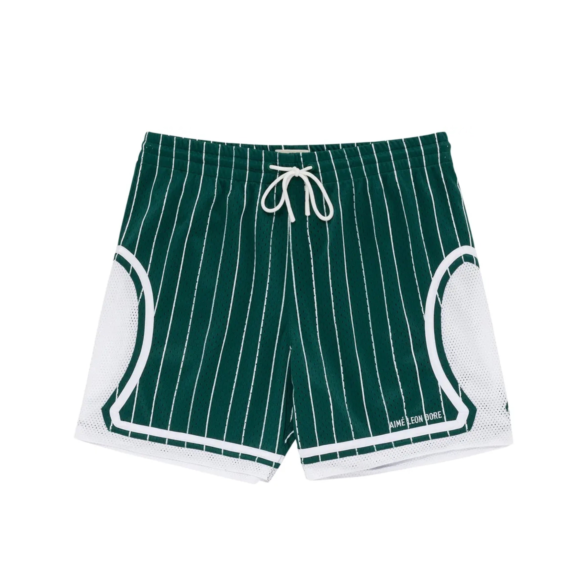 aime Leon dore stripe court shorts Green – Tha Switch / the store