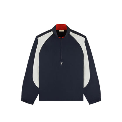 Aimé Leon Dore Crest Nylon Half-Zip Pullover "Navy Blazer"