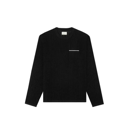 Aimé Leon Dore Long-Sleeve Mesh Knit LS Tee Black