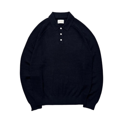 Aime Leon Dore Longsleeves Merino Polo/pullover Black