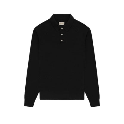 Aime Leon Dore Longsleeves Merino Polo/pullover Black