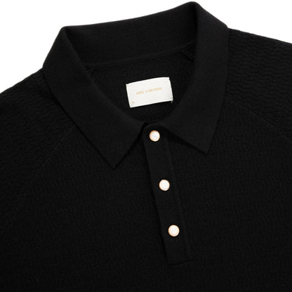 Aime Leon Dore Longsleeves Merino Polo/pullover Black