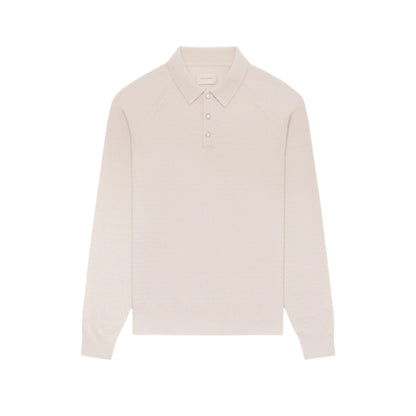 Aime Leon Dore Longsleeves Merino Polo/pullover Cream/grey