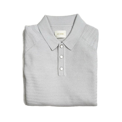 Aime Leon Dore Longsleeves Merino Polo/pullover Cream/grey