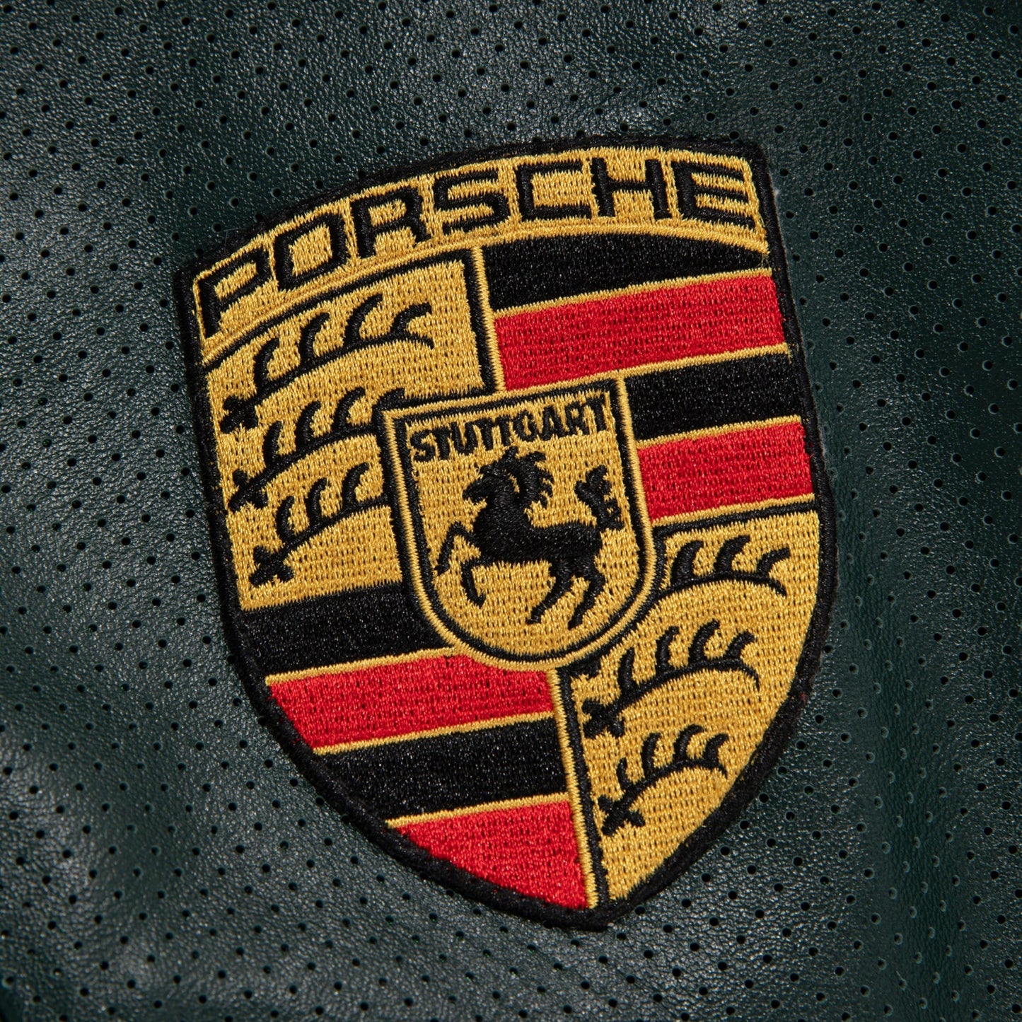 Aime Leon Dore x Porsche 993 Turbo Leather Club Jacket (British Racing Green)
