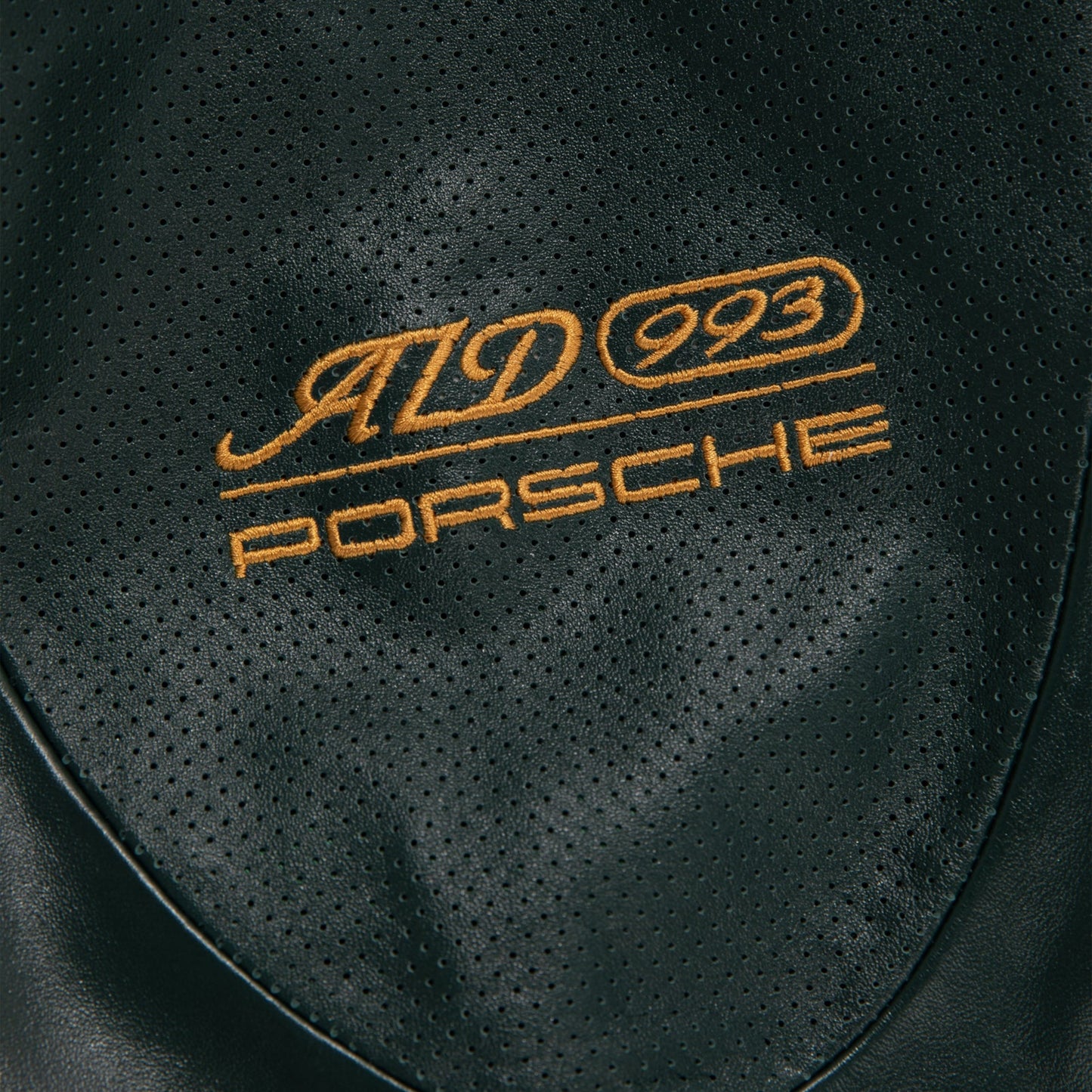 Aime Leon Dore x Porsche 993 Turbo Leather Club Jacket (British Racing Green)