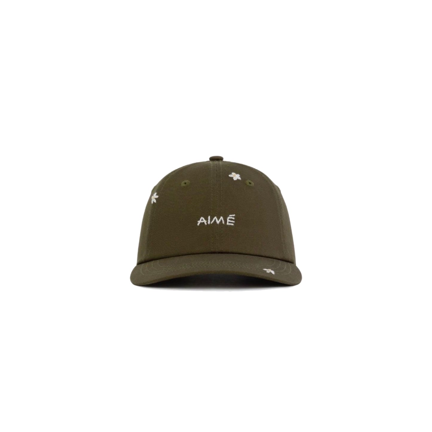 Aime Leon Dore Floral Embroidered Cap olive green
