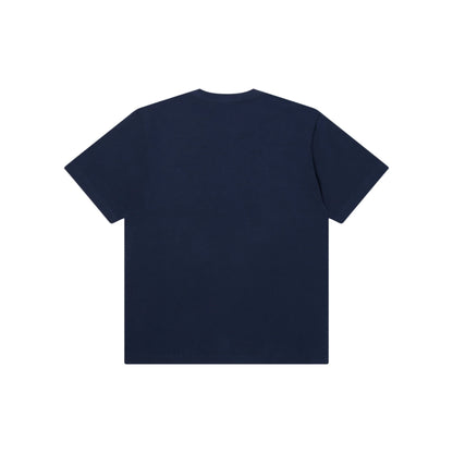 The Black Eye Patch Royal Emblem Embroidered Heavyweight Tee Navy