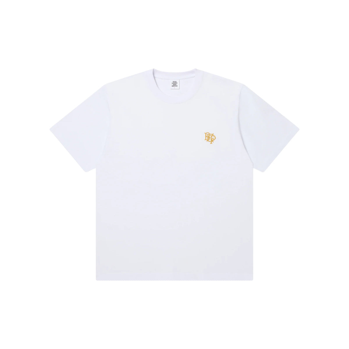 The Black Eye Patch Royal Emblem Embroidered Heavyweight Tee White