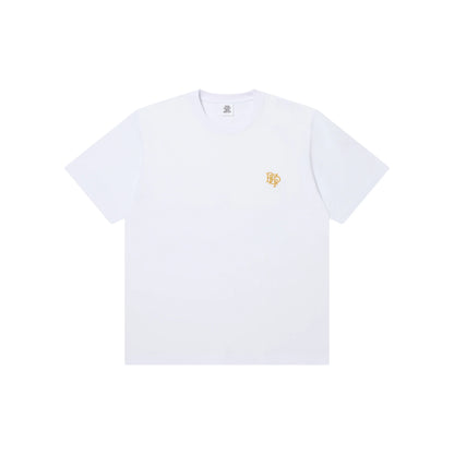The Black Eye Patch Royal Emblem Embroidered Heavyweight Tee White