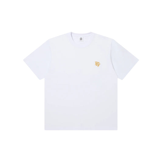 The Black Eye Patch Royal Emblem Embroidered Heavyweight Tee White