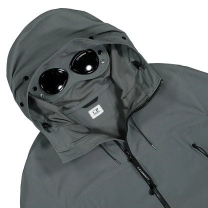 C.P. Company C.P. Shell-R Goggle Jacket Smoked Pearl