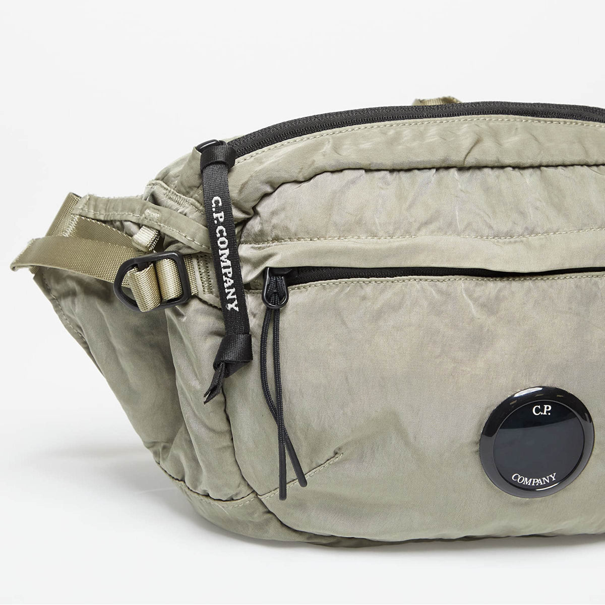 C.P. Company nylon B waist bag Light Grey