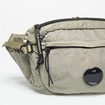 C.P. Company nylon B waist bag Light Grey