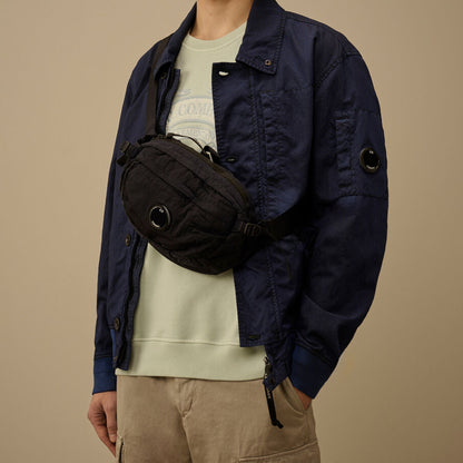 C.P. Company nylon B waist bag Black