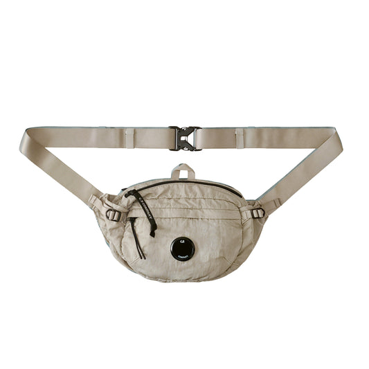C.P. Company nylon B waist bag Light Grey