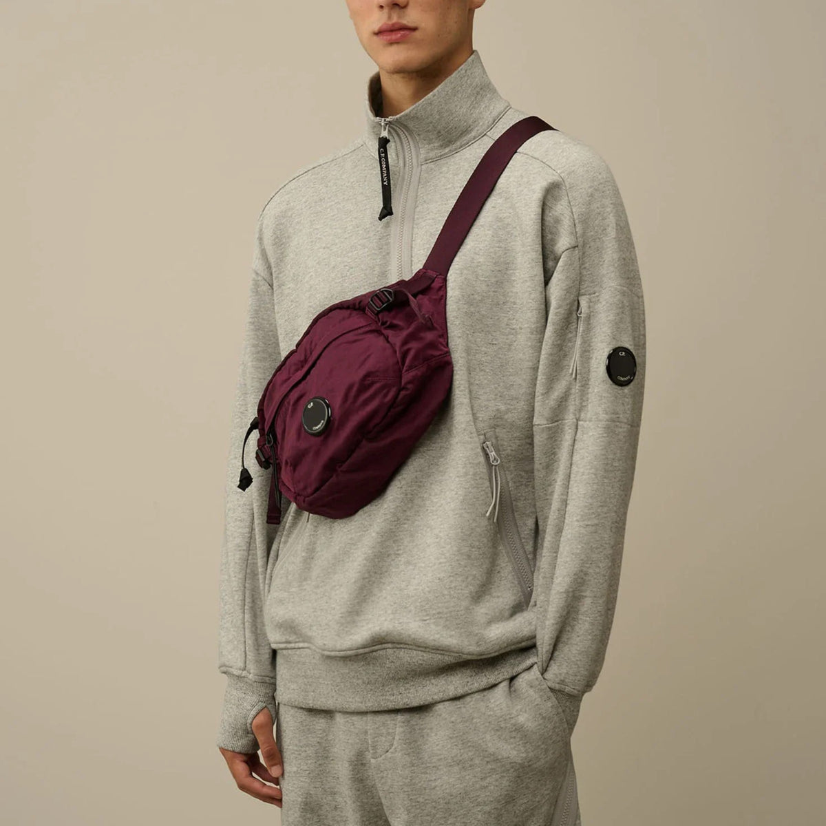 C.P. Company nylon B waist bag Potent Purple