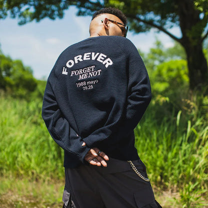 Mayo Eagle Embroidery Thermal Longsleeve Tee Black