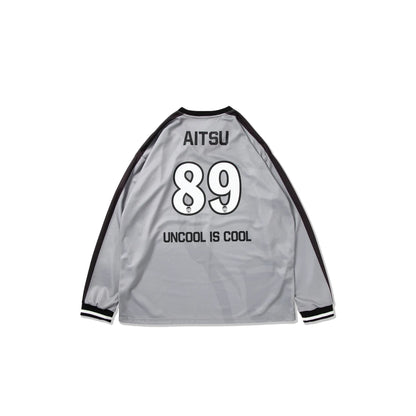 PUNK DRUNKERS - That Guy Game Shirt - L/S Jersey Gray
