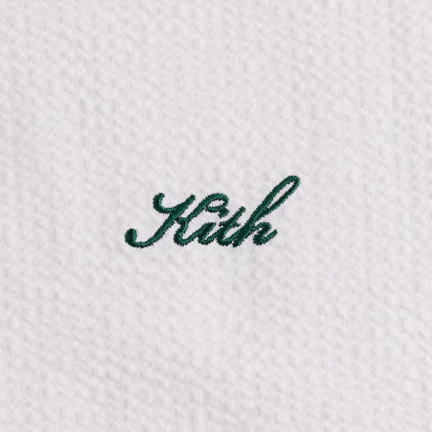 Kith Seersucker Harway Polo-White