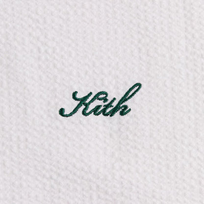 Kith Seersucker Harway Polo-White