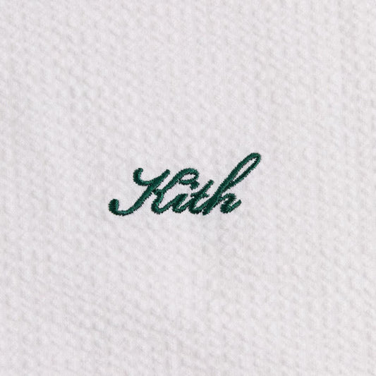 Kith Seersucker Harway Polo-White