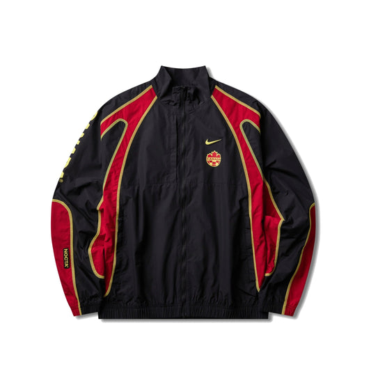 Nike Canada x NOCTA Woven Track Jacket Black / Gym Red / Sonic Yellow
