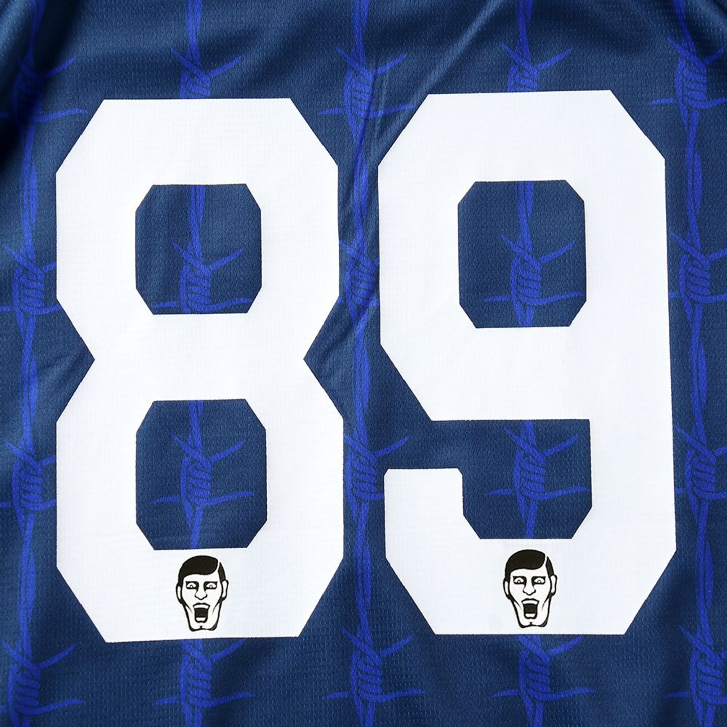 PUNK DRUNKERS Red Card Soccer Shirt-Jersey Navy