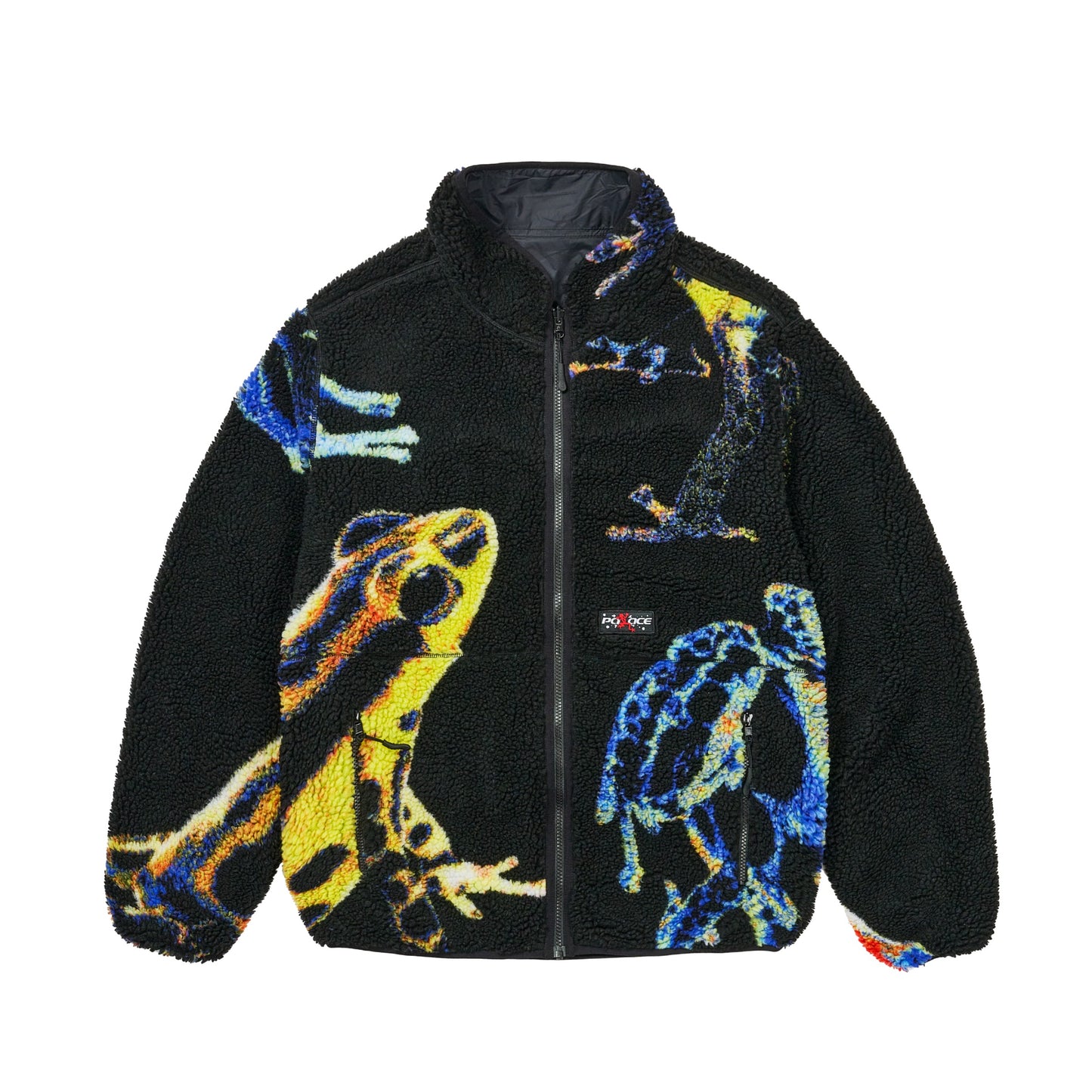 Palace reversible frogger fleece jacket