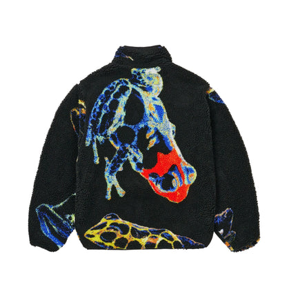 Palace reversible frogger fleece jacket