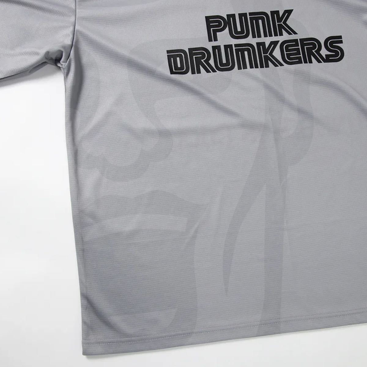 PUNK DRUNKERS - That Guy Game Shirt - L/S Jersey Gray