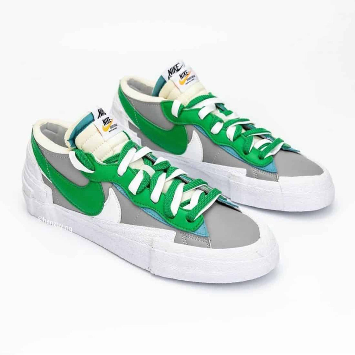 Sacai x Nike Blazer Low Medium / Grey Classic Green
