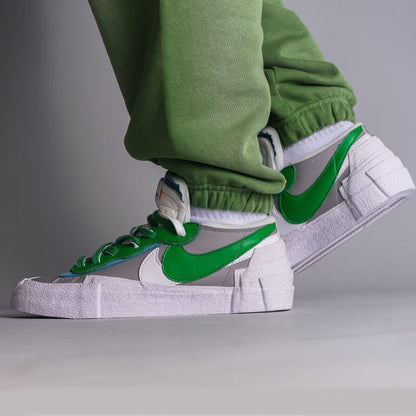 Sacai x Nike Blazer Low Medium / Grey Classic Green